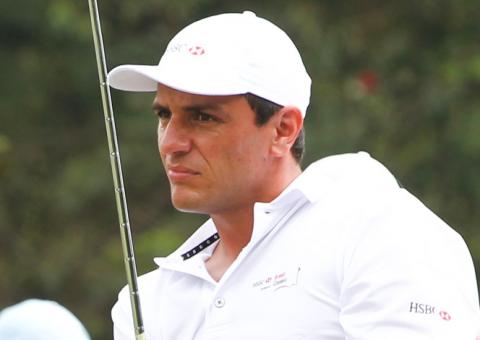 Rodrigo Lombardi e Rubens Barrichello participam de torneio de golfe
